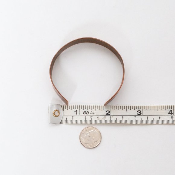 Copper Starry Eyed Stamped Bracelet - Picture 8 of 8